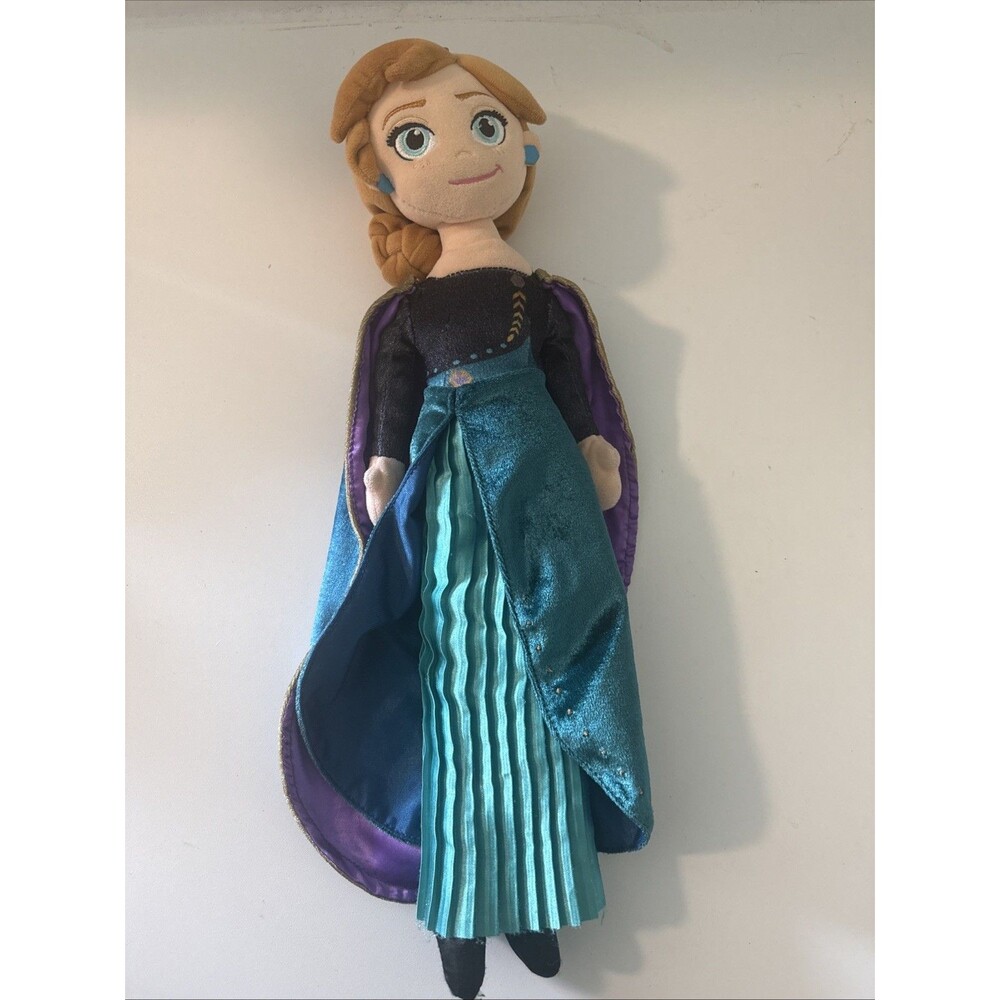Disney Store Princess Anna 18" Stuffed Plush Doll Frozen